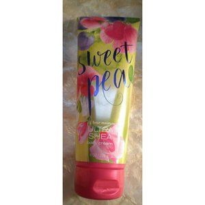 Bath and Body Works Sweet Pea Body Cream 8oz Pear Fresia Raspberry Musk Shea